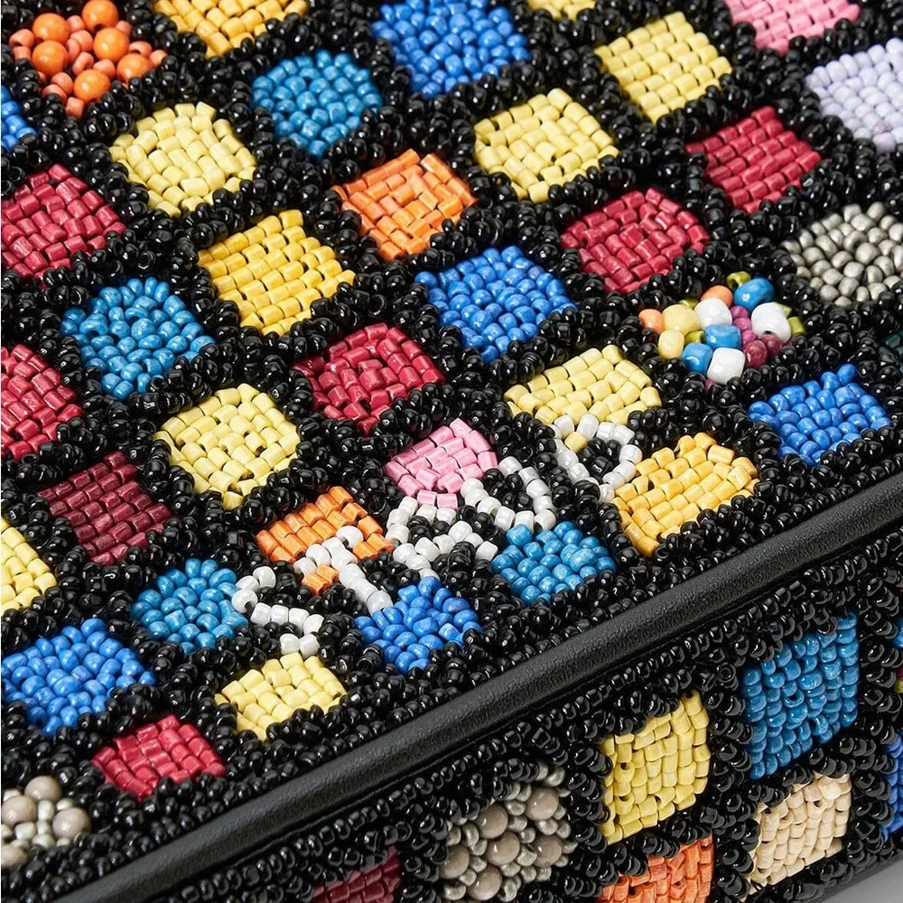 NWT STAUD Tommy Dance Floor Beaded Bag - Picture 4 of 13